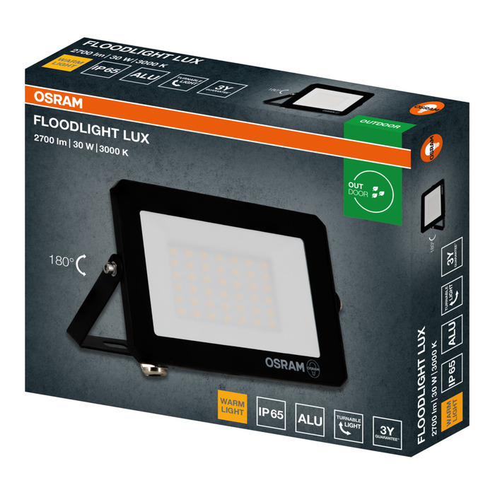 Lyskaster Floodlight Lux 30W/830 – Osram